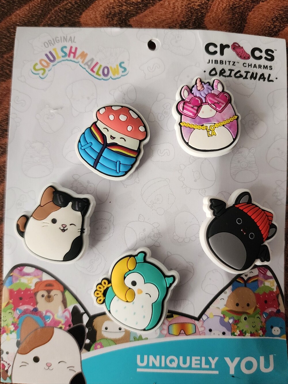 NEW Crocs Jibbitz Squishmallows Charm Set - Multicolor 5 Five Pack